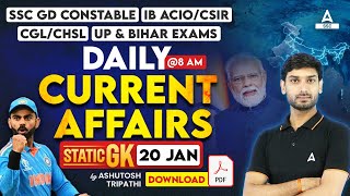 20 January Current Affairs 2024  Current Affairs Today GK Question amp Answer by Ashutosh Tripathi [upl. by Ennaeed671]