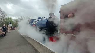 Wimblebury leaves Bitton Station a Avon Valley Railway 50th Anniversary [upl. by Shinberg]