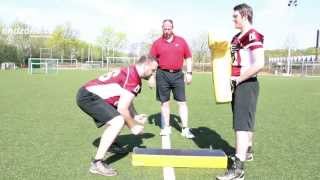 Offensive Linemen Drills [upl. by Naginnarb]