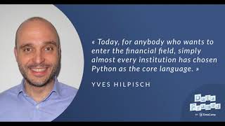 35 Data Science in Finance with Yves Hilpisch [upl. by Coryden]