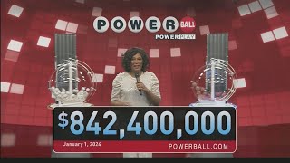 Powerball jackpot winning numbers January 1 2024 [upl. by Kellsie]