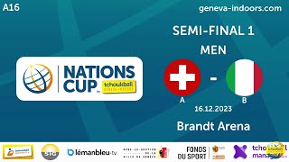 Switzerland A  Italy B – Semifinal men  Nations Cup Tchoukball 2023  DE [upl. by Aeneas]