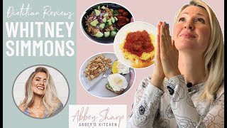 Dietitian Reviews Whitney Simmons What I Eat in A Day [upl. by Brodie85]