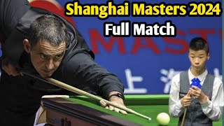 Shanghai Masters Snooker 2024 Full Match  Ronnie OSullivan Vs Zhou Jinhao HD [upl. by Tsiuqram]