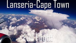 FULL FLIGHT  Lanseria to Cape Town  B737400  FlySafair  FA313 [upl. by Johnath234]