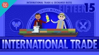 Imports Exports and Exchange Rates Crash Course Economics 15 [upl. by Aydni]