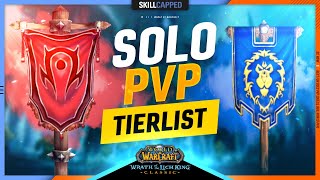 WotLK Classic TIER LIST for Solo PvP  Every Class RANKED in DuelsBGsWorld PvP [upl. by Landbert]