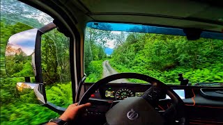 POV Truck Driving Norway 4K60 4000km Trip Part 2 FauskeNarvikSwedenMandalDrammen [upl. by Sible]