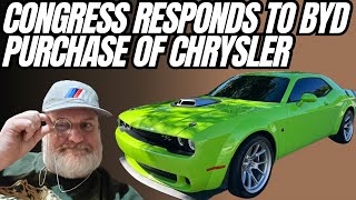 BYD China Building Factories Buying Chrysler Official Response From US Congress 😳 [upl. by Nottirb380]