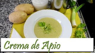 Crema de Apio Las Recetas del Hortelano [upl. by Schaffer]