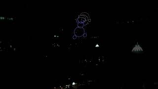 Drone Hyperlapse of SkyElementsDroneShows at Oglebays Festival of Lights [upl. by Reyam]