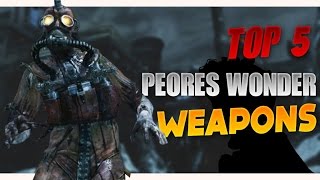 TOP 5  Peores armas especiales COD zombies [upl. by Honorine246]