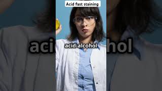 Acid fast stainingZiehl–Neelsen microbiology easy learning shorts mlt notes pg practicallab [upl. by Airdnaid]