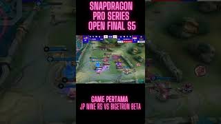 PERTEMUAN SANG MANTAN BTR BETA VS JP NINERS  mobilelegends snapdragon btr jpniners [upl. by Airrotal]