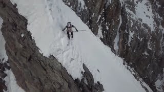 Andrzej Bargiel desciende esquiando el K2 [upl. by Lawrence]