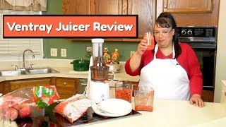 Juicing Recipe  How to Use a Juicer  Ventray Masticating Slow Juicer Review [upl. by Violet]