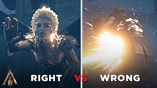 Right Answer vs Wrong Answer The Sphinx  Assassins Creed Odyssey [upl. by Irehc]