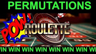 BEST ROULETTE STRATEGY PERMUTATIONS for 12’s [upl. by Harhay]