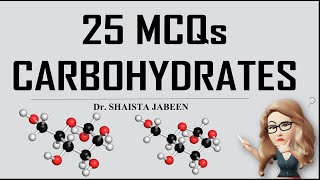 25 MCQs on Carbohydrates with Explanation I Part 02 I Polysaccharides I Biomolecules I Biochemistry [upl. by Ydroj520]