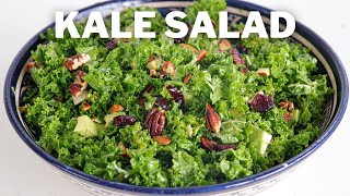 Healthy Kale Salad Recipe [upl. by Aniat]