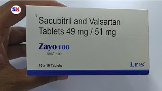 Zayo 100 Tablet  Sacubitril and Valsartan Tablet  Zayo 100mg Tablet Uses Benefits Dosage Review [upl. by Gabrila]