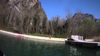 Lago di Novate Mezzola In kayak da Dascio a San Fedelinowmv [upl. by Notak]