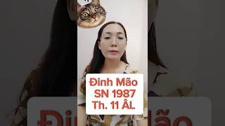 tuoi Đinh Mão SN 1987 Th 11 ÂL 2024 [upl. by Droc584]