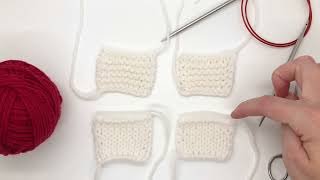 Pick up and Knit Stitches from Garter or Stockinette [upl. by Trudie871]