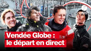 Vendée Globe  suivez le départ de l’édition 2024 en direct [upl. by Ahtekal]