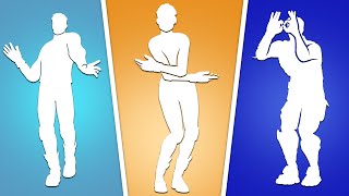 Top 40 Legendary Fortnite Dances amp Emotes To The Beat Get Griddy Back On 74 Rollie [upl. by Aivartal]