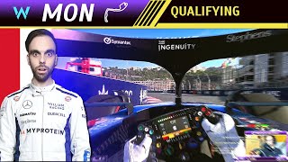 F1 2024 Full Career Mode MONACO GP  Qualifying  Williams FW46 [upl. by Eidarb]