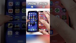 iPhone 16 vs iPhone 12 INSANE Speed Test ⚡ Who’s the Real King ShortsViralVideo [upl. by Sybley]