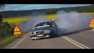 Insane Volvo Street Drifting Compilation Illegal [upl. by Elwee58]