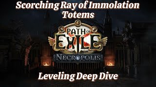 PoE SR Totem leveling lvl 1  Endgame deep dive [upl. by Mialliw198]