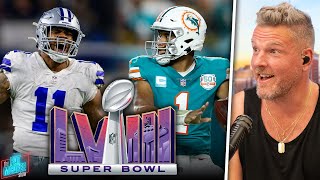 Pat McAfee Is Projecting A Cowboys vs Dolphins Super Bowl After Week 2 [upl. by Aneelas844]