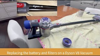 Dyson V8 Battery Replacement [upl. by Annor]