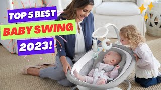 Top 5 Best Baby Swing Of 2023  Baby Swing Review 2023 [upl. by Karwan]