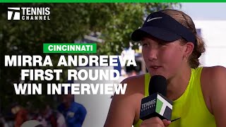 Mirra Andreeva Soars Into the Second Round  2024 Cincinnati 1R [upl. by Gylys]