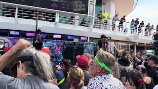 Marky Ramones Blitzkrieg  quotRockaway Beach” LIVE at The 80’s Cruise 3624 the80sCruise [upl. by Eivol]