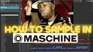 Maschine Tutorial  Easiest Way To Sample For Beginners J Dilla Drum Method [upl. by Ennoitna]