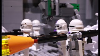 The 187th The Rescue of Jedi Coiv Ree Star Wars Clone Wars Lego Stop Motion [upl. by Nylicaj]