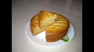 Eggless vanilla sponge cake [upl. by Eynttirb699]