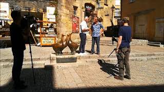 Sarlat 24  quotLa Maison France 5quot en tournage [upl. by Odlanyar]