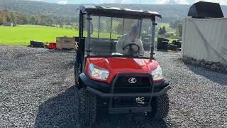 2017 Kubota RTVX900 Utility Vehicle Side By Side 1095 Hours Very Clean [upl. by Ennairam512]