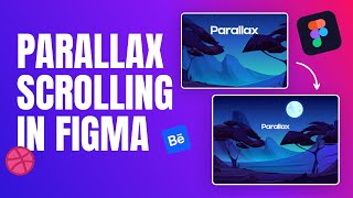 Create PARALLAX SCROLL EFFECT In Figma  Figma Tutorial [upl. by Meekyh]