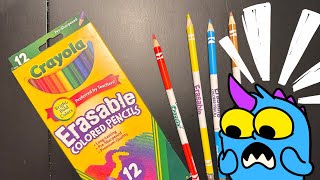 Do Erasable Colored Pencils Really Work [upl. by Arodaeht]