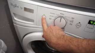 Using the Washer and Dryer Whirlpool front loading [upl. by Irec]