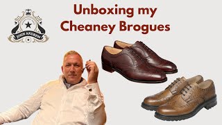 Cheaney Shoes Unboxing [upl. by Canute585]