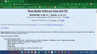 MultiPSK update available check it out for digital mode decoding [upl. by Morganne]