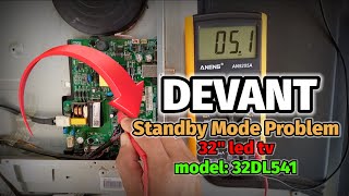 DEVANT 32quot MODEL32DL541 quotSTANDBY MODE PROBLEMquot [upl. by Livy]